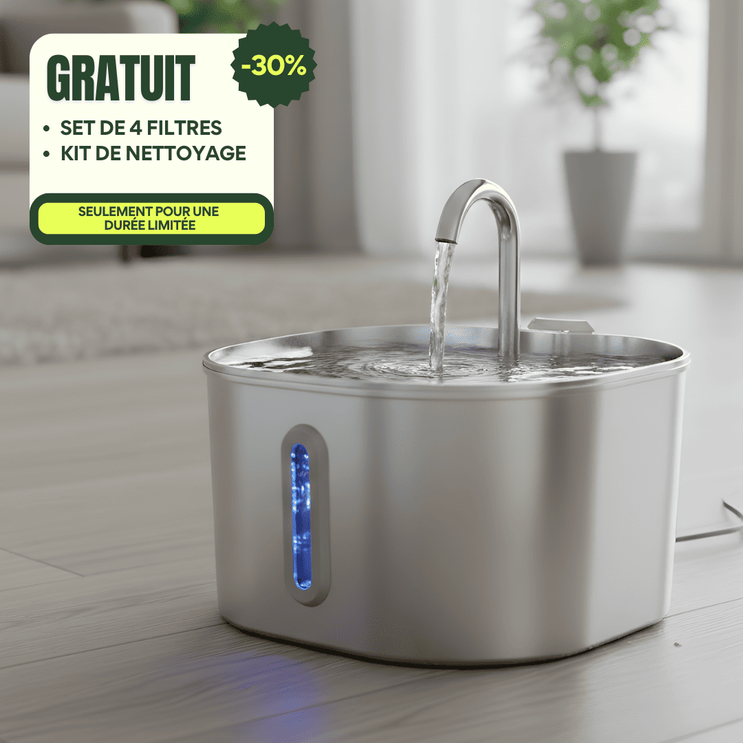 FONTAINE À EAU EN ACIER INOX