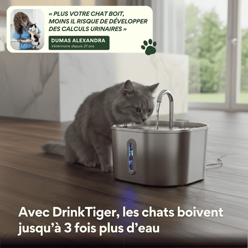 FONTAINE À EAU EN ACIER INOX