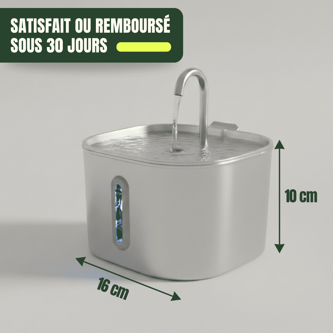 FONTAINE À EAU EN ACIER INOX