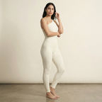 Combinaison One Shoulder – Côtelée